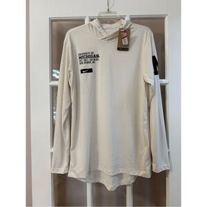 Nike University of Michigan Campus Stack Tri-Blend Performance Long Sleeve - NWT